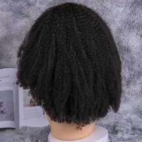 2020 Hot Selling Wholesale Free Shipping Cuticle Aligned Unprocessed indian hair afro curly band no glue wigs